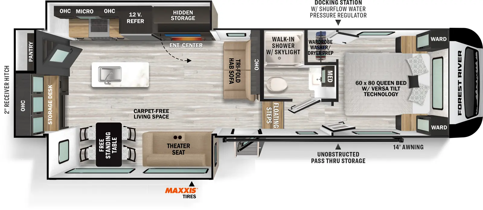 Impression 270RK Floorplan